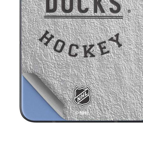 NHL Anaheim Ducks Black Text Galaxy Z Fold5 5G Skin