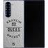 NHL Anaheim Ducks Black Text Galaxy Z Fold6 Skin