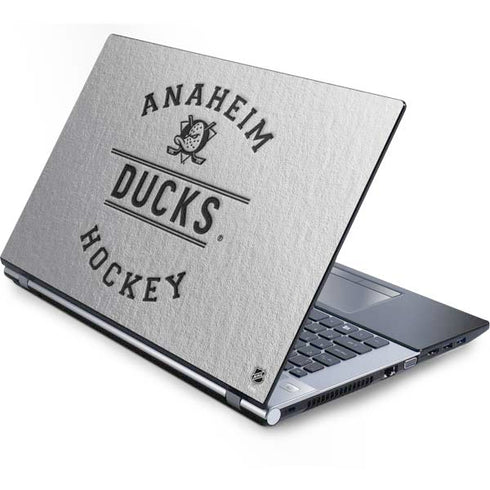 NHL Anaheim Ducks Black Text Generic Laptop Skin