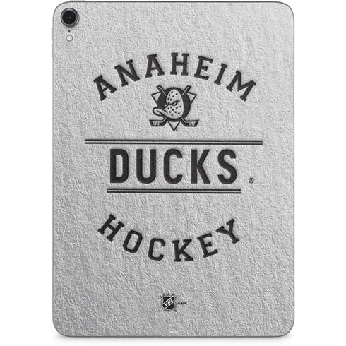 NHL Anaheim Ducks Black Text Apple iPad Pro Skin