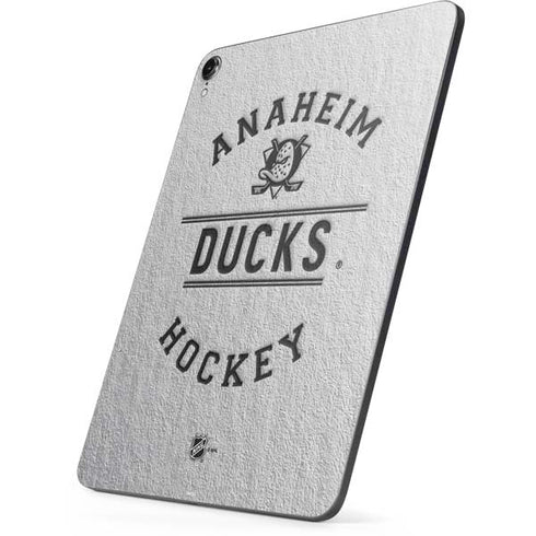 NHL Anaheim Ducks Black Text Apple iPad Pro Skin
