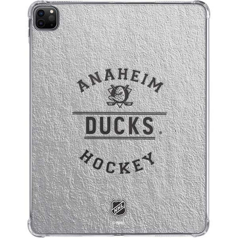 NHL Anaheim Ducks Black Text iPad Pro 11in (2024) Clear Case