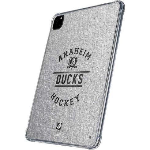 NHL Anaheim Ducks Black Text iPad Pro 11in (2024) Clear Case