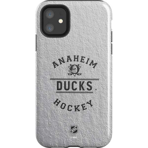 NHL Anaheim Ducks Black Text iPhone 11 Impact Case