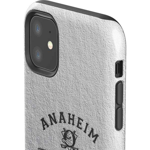 NHL Anaheim Ducks Black Text iPhone 11 Impact Case