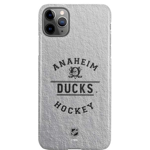 NHL Anaheim Ducks Black Text iPhone 11 Pro Max Lite Case
