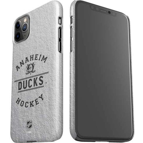 NHL Anaheim Ducks Black Text iPhone 11 Pro Max Lite Case