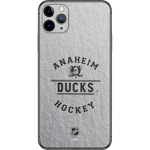 NHL Anaheim Ducks Black Text iPhone 11 Pro Max Skin