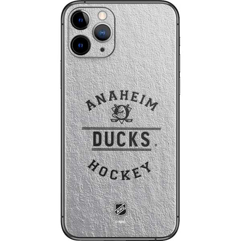 NHL Anaheim Ducks Black Text iPhone 11 Pro Skin