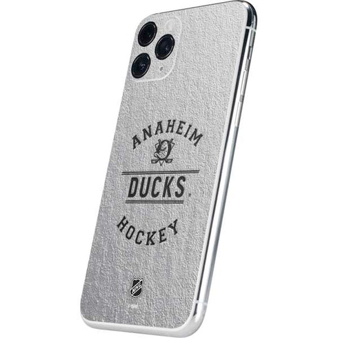 NHL Anaheim Ducks Black Text iPhone 11 Pro Skin