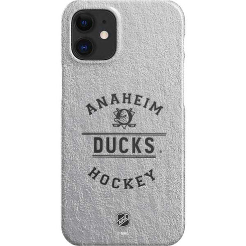 NHL Anaheim Ducks Black Text iPhone 12 Mini Lite Case