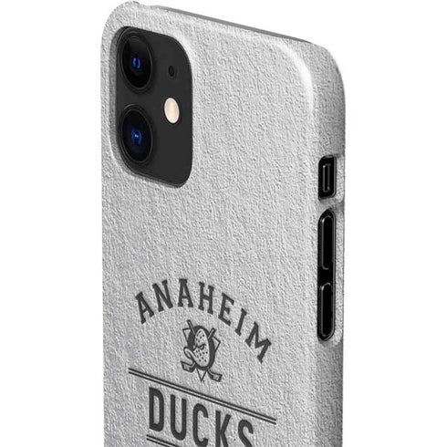 NHL Anaheim Ducks Black Text iPhone 12 Mini Lite Case