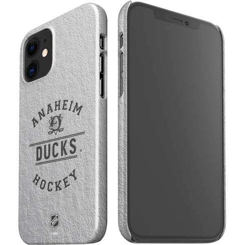 NHL Anaheim Ducks Black Text iPhone 12 Mini Lite Case