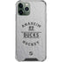 NHL Anaheim Ducks Black Text iPhone 12 Pro Clear Case