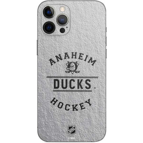 NHL Anaheim Ducks Black Text iPhone 12 Pro Max Skin