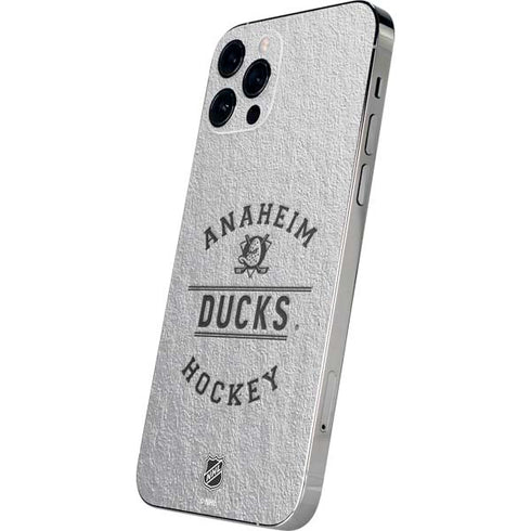 NHL Anaheim Ducks Black Text iPhone 12 Pro Max Skin