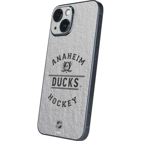 NHL Anaheim Ducks Black Text iPhone 13 Mini Skin