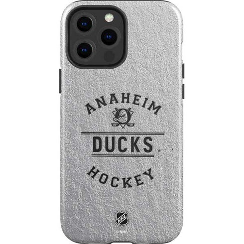 NHL Anaheim Ducks Black Text iPhone 13 Pro Max Impact Case