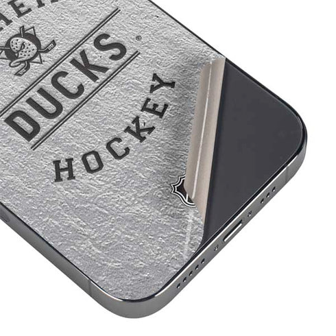 NHL Anaheim Ducks Black Text iPhone 13 Pro Skin