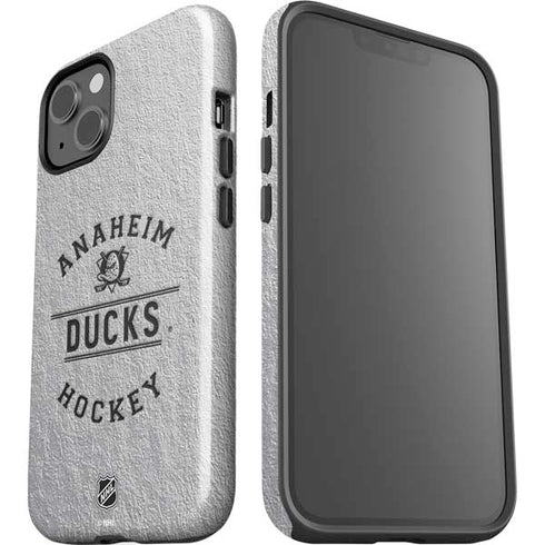 NHL Anaheim Ducks Black Text iPhone 14 Impact Case