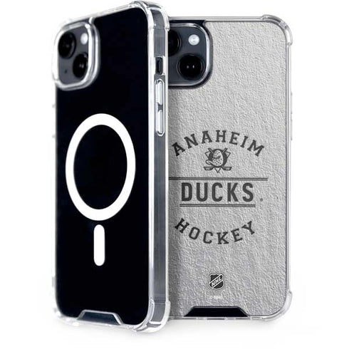 NHL Anaheim Ducks Black Text iPhone 14 MagSafe Case