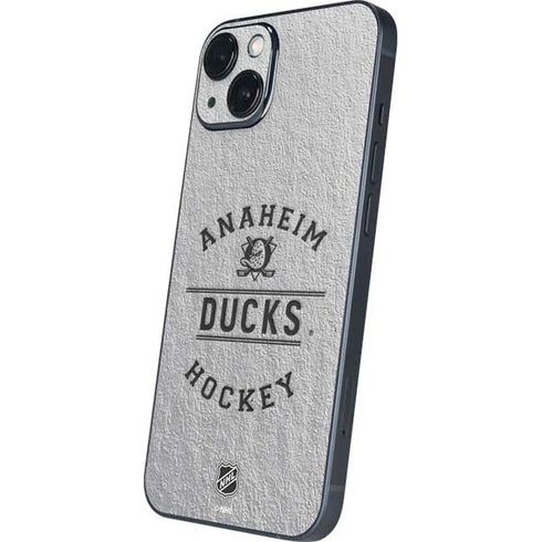 NHL Anaheim Ducks Black Text iPhone 14 Plus Skin