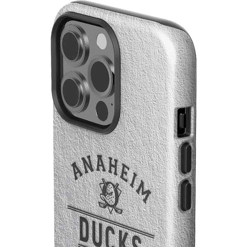 NHL Anaheim Ducks Black Text iPhone 14 Pro Impact Case