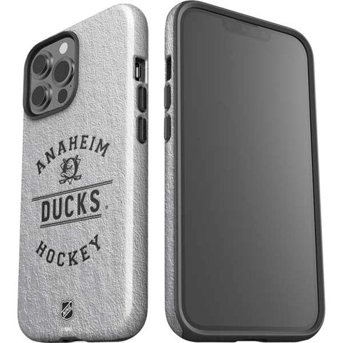 NHL Anaheim Ducks Black Text iPhone 14 Pro Max Impact Case