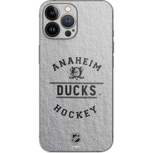 NHL Anaheim Ducks Black Text iPhone 14 Pro Max Skin