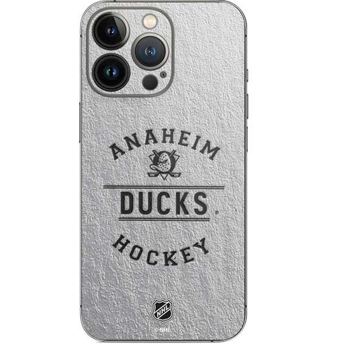 NHL Anaheim Ducks Black Text iPhone 14 Pro Skin