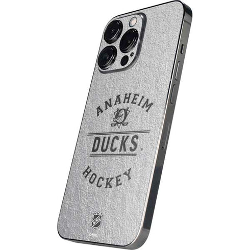 NHL Anaheim Ducks Black Text iPhone 14 Pro Skin
