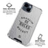 NHL Anaheim Ducks Black Text iPhone 15 Clear Case