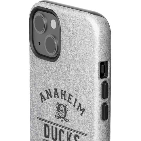 NHL Anaheim Ducks Black Text iPhone 15 Plus Impact Case