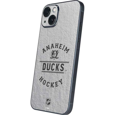 NHL Anaheim Ducks Black Text iPhone 15 Plus Skin