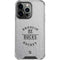 NHL Anaheim Ducks Black Text iPhone 15 Pro Clear Case