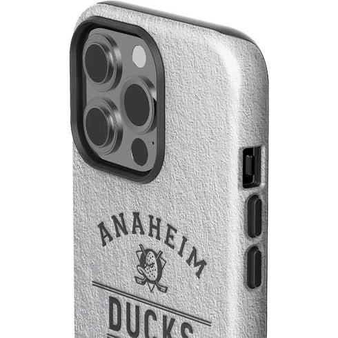 NHL Anaheim Ducks Black Text iPhone 15 Pro Impact Case