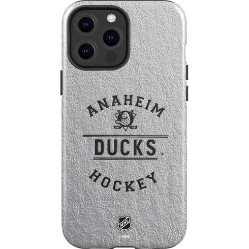 NHL Anaheim Ducks Black Text iPhone 15 Pro Max Impact Case