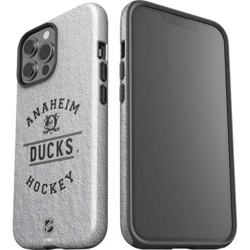 NHL Anaheim Ducks Black Text iPhone 15 Pro Max Impact Case