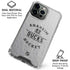 NHL Anaheim Ducks Black Text iPhone 16 Pro Max Clear Case