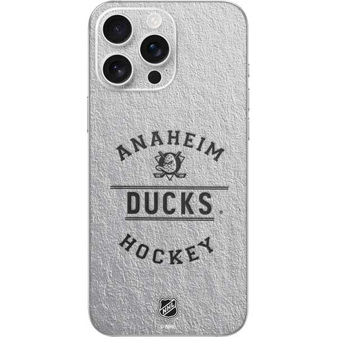 NHL Anaheim Ducks Black Text iPhone 16 Pro Max Skin