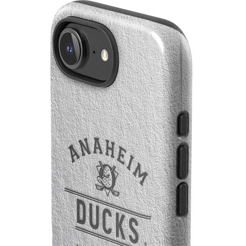 NHL Anaheim Ducks Black Text iPhone 16e Impact Case