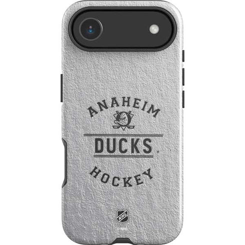 NHL Anaheim Ducks Black Text iPhone 17 Air Impact Case