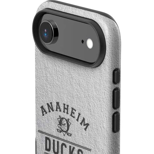NHL Anaheim Ducks Black Text iPhone 17 Air Impact Case