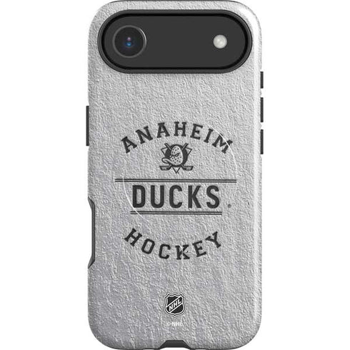 NHL Anaheim Ducks Black Text iPhone 17 Air Magsafe Impact Case