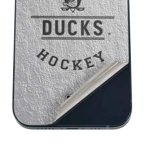 NHL Anaheim Ducks Black Text iPhone 17 Air Skin
