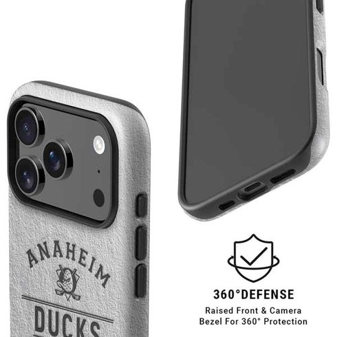 NHL Anaheim Ducks Black Text iPhone 17 Pro Magsafe Impact Case