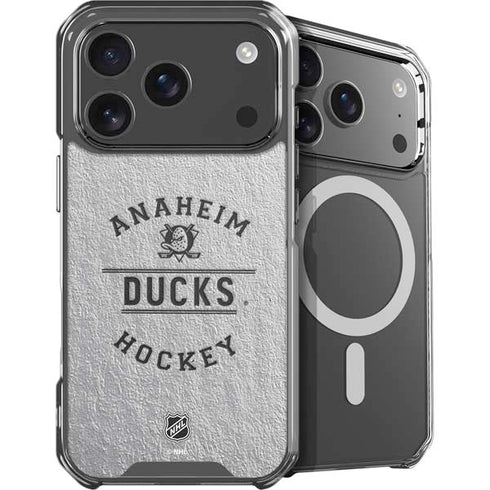 NHL Anaheim Ducks Black Text iPhone 17 Pro Max MagSafe Case