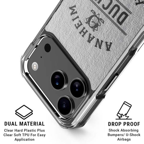 NHL Anaheim Ducks Black Text iPhone 17 Pro Max MagSafe Case