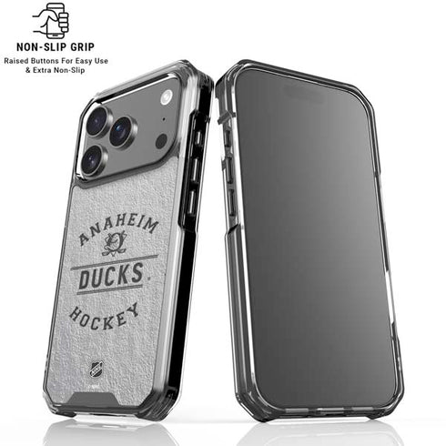 NHL Anaheim Ducks Black Text iPhone 17 Pro Max MagSafe Case
