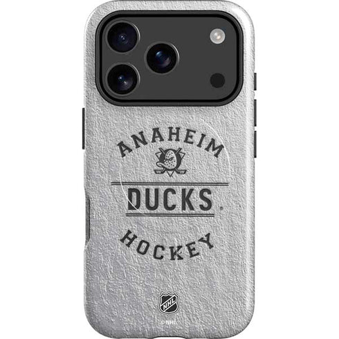 NHL Anaheim Ducks Black Text iPhone 17 Pro Max Magsafe Impact Case